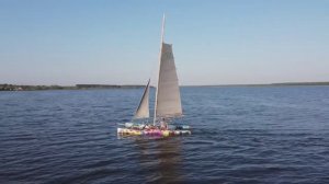 Самодельный парусный катамаран полевой аналог Торнадо Инструкция