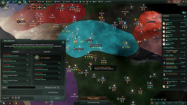 Stellaris Utopia Hivemind Lets Play Part 10 ALL POWERFUL SWARM смотреть онлайн