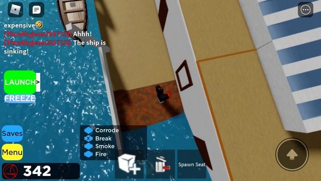 Roblox build a ship to survivors island the sinking of titanic with my friend timothy and captain_Z смотреть онлайн