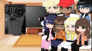 Реакция леди баг и супер кот на будущее Маринетт как Сенджу