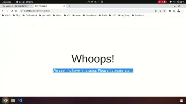 How to setup CodeIgniter 4 with XAMPP localhost on Ubuntu Linux tutorial in 5 minute смотреть онлайн