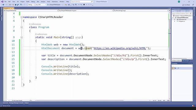 C# Html Reader | C# HTML Parser | HTMLAgilityPack смотреть онлайн