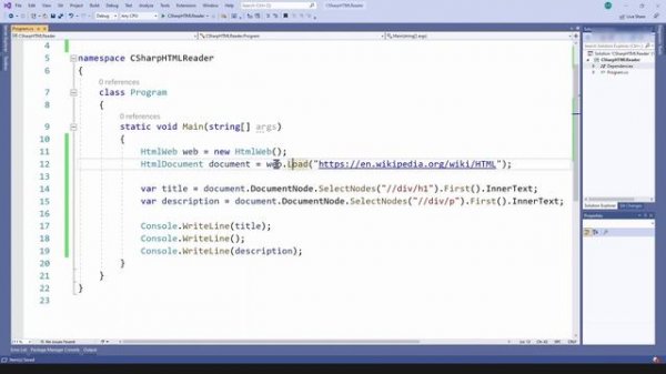 C# Html Reader | C# HTML Parser | HTMLAgilityPack