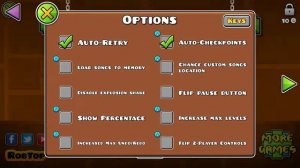 Туториал:Как включить музыку в онлайн уровнях (Geometry Dash)