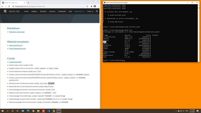 GeoSoft Lesson 5 - Introduction to Conda and Miniconda смотреть онлайн
