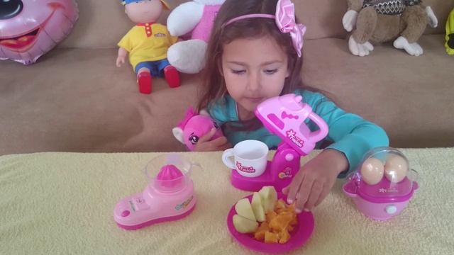 Игрушечные кухонные комбайны. Little Pony Пинки Пай. Toy kitchen unit. Little Pony смотреть онлайн