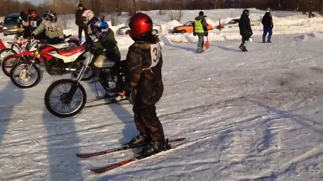 Скийоринг 24.01.16 Мочище 3 смотреть онлайн