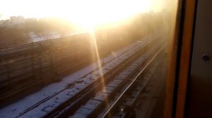 Бутовская линия метро. Битцевский Парк - Бунинская Аллея и обратно.