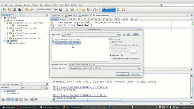 Java SE 0256 JDBC connector смотреть онлайн