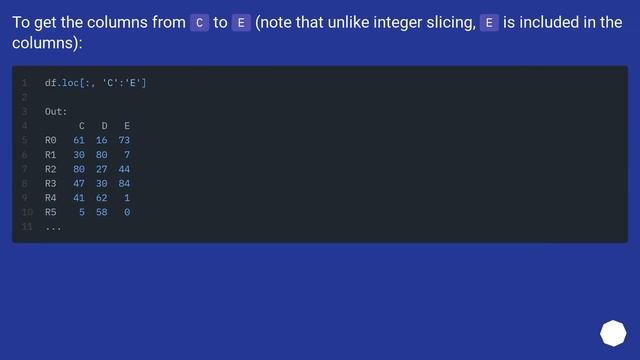 Selecting multiple columns in a Pandas dataframe смотреть онлайн