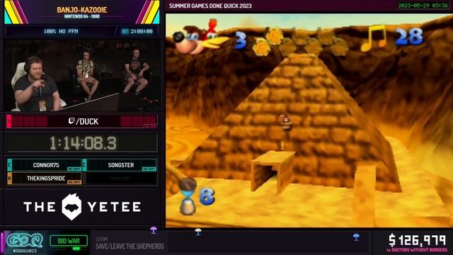 Banjo-Kazooie by duck in 2:13:36 - Summer Games Done Quick 2023 смотреть онлайн