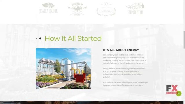 Organixine - Biofuel Company WordPress Theme TMT Ansel Jerold смотреть онлайн