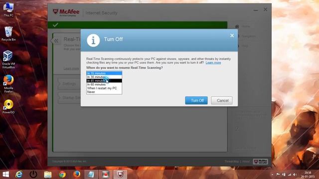 How To Disable & Enable Mcafee Antivirus 2015