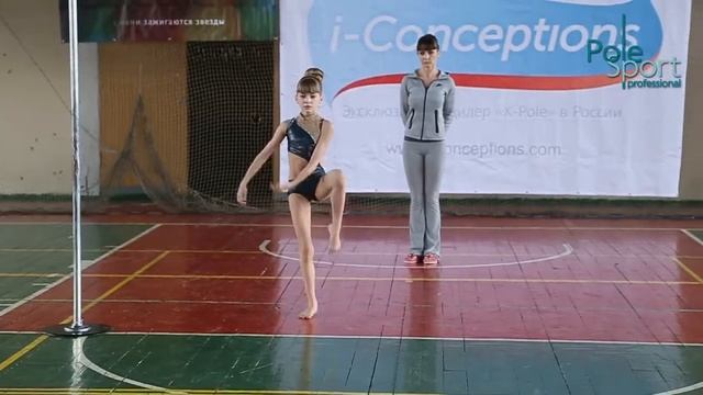 Отбор ЦФО Соревнований по Шестовой акробатике'15 Фанова Маргарита смотреть онлайн