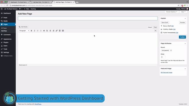 Getting Started with WordPress Dashboard - Full Tutorial смотреть онлайн