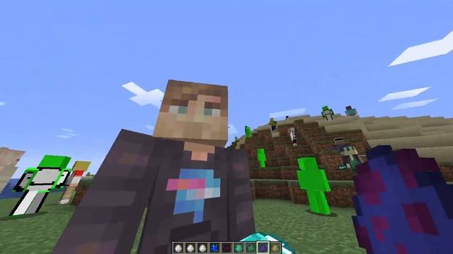 Meeting Dream !| Minecraft Test Mod (dream Smp Members Mod)