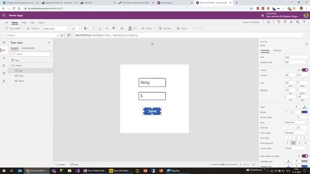 PUG Milano Webinar - Power Platform Better Togheter: Creating a Scoring App with Live Dash смотреть онлайн