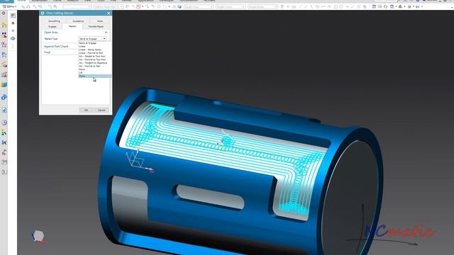 "Tool Path" Drive Method in NX CAM смотреть онлайн
