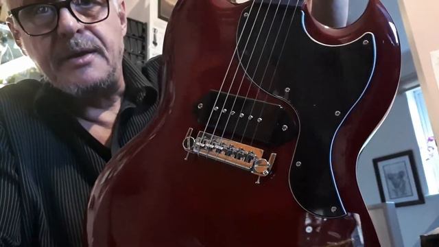 Harley Benton SG P90 upgrades смотреть онлайн