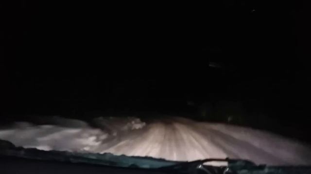 Буран в курской области, Lancer Х 4wd+ плохая дорога.