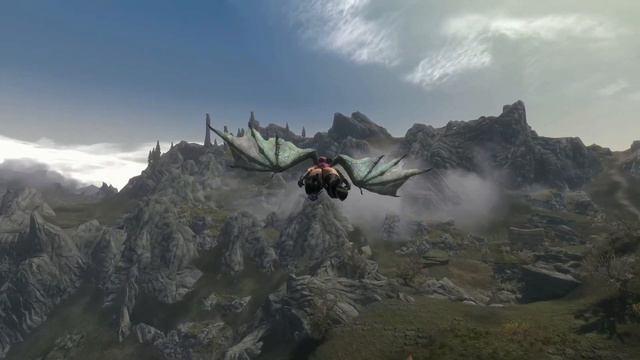 【SKYRIM】Animated Dragon Wings を使ってみました смотреть онлайн