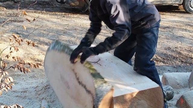 XXL Bretter sägen mit der Motorsäge смотреть онлайн