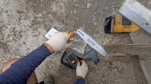 Делаю станок по распилу газоблока из цепной пилы