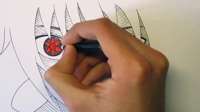 Как нарисовать Саске. смотреть онлайн