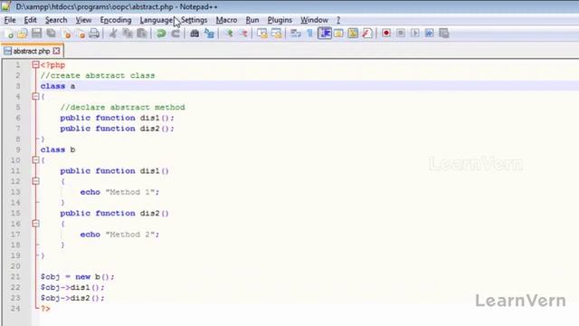 2 2 Abstract Class in Advance Php смотреть онлайн
