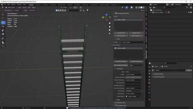 [outdated] How to create custom ladders with Blender for GTA 5 / FiveM смотреть онлайн