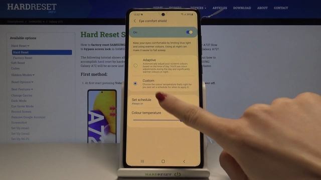 How to Activate Eye Comfort Mode on SAMSUNG Galaxy A72 – Display Options смотреть онлайн