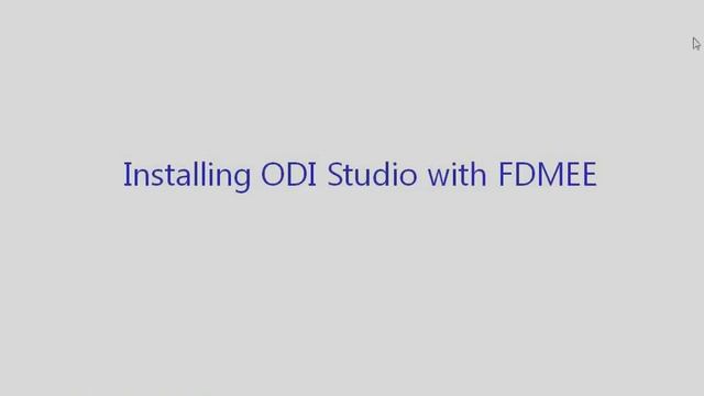 ODI Studio Installation and Configuration in Oracl смотреть онлайн