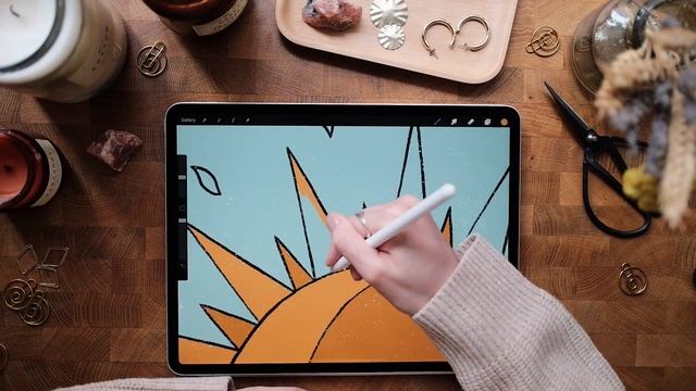 Drawing My Own Tarot Cards ( iPad Pro + Procreate Speedpaint ) смотреть онлайн