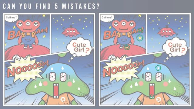 【BrainTraining】Find the difference in alien! _65【manga】 смотреть онлайн