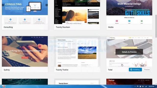 WORDPRESS Tutorials for beginners - 2 - Installing theme in wordpress смотреть онлайн