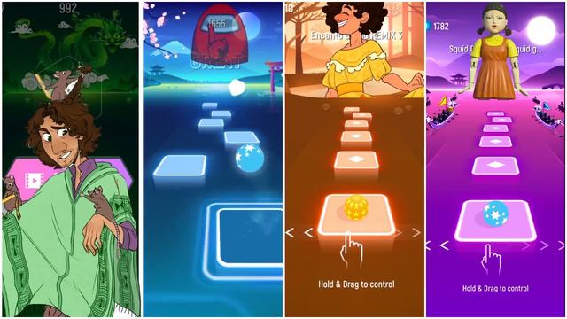 Bruno Encanto - Among Us - Pepa Encanto - Squid Game ▫ Tiles Hop EDM Rush смотреть онлайн