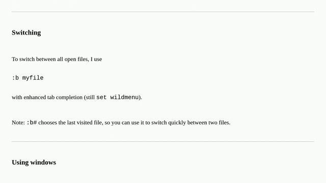 How to effectively work with multiple files in Vim смотреть онлайн