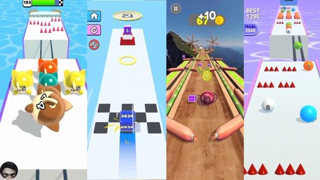 Marble Run || Jelly Run 2048 || Going Ball || Ball Run 2048 - All Level @LittleMoviesGamesFun смотреть онлайн