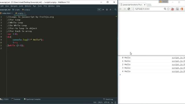 Do While Loop in JavaScript: JavaScript Tutorials #17 смотреть онлайн