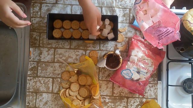 ТОРТ С НУТЕЛЛОЙ И ПЕЧЕНЬЕМ смотреть онлайн