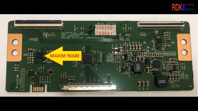 Телевизор Toshiba. Искажение цветности. Замена гамма-корректора смотреть онлайн