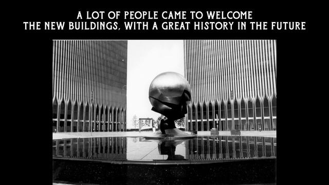 50 Years Since Opening Of The World Trade Center. 50 лет с момента открытия ВТЦ, Башен близнецов.