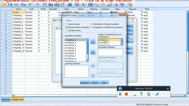 Multiple Correspondence Analysis 3 / Множественный анализ соответствий смотреть онлайн