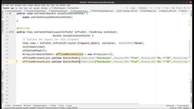 Phone Pe App Tutorial in Android Studio | Android with JAVA Project Tutorials UX | PART 7 смотреть онлайн