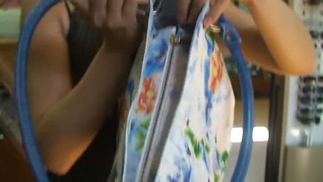 Сумка женская Arcadia 6973 Design Flore bluette смотреть онлайн