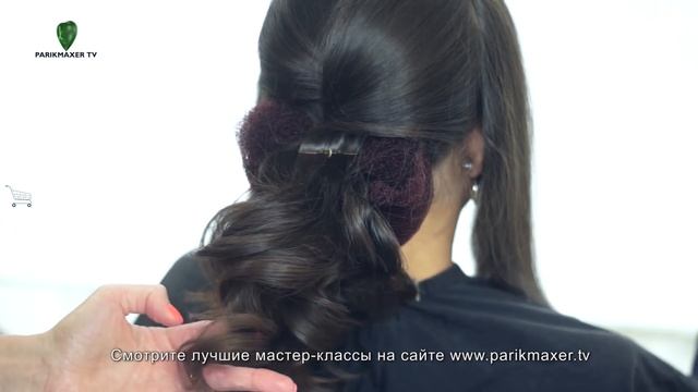 Свадебная прическа с украшением. Анастасия Яткова. Парикмахер ТВ смотреть онлайн