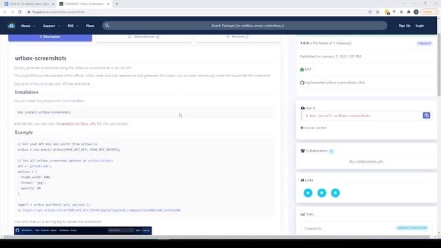 Urlbox Screenshots - ForgeBox Module of the Week - 1/25/22 - Episode 132 смотреть онлайн