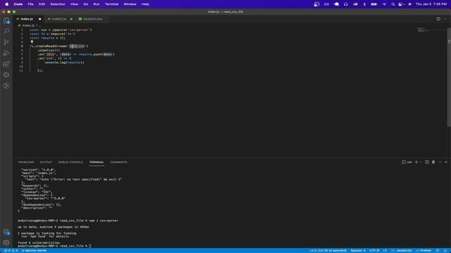 How to Parse / Read CSV File | Javascript & Node.js смотреть онлайн