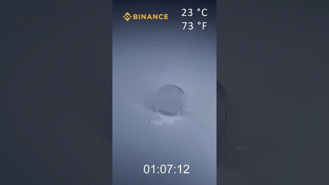 Сколько тает кубик льда? #shorts #icecube #icemelt смотреть онлайн
