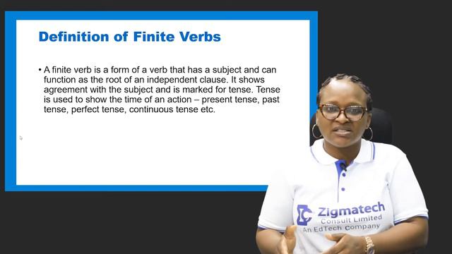 ENGLISH LANGUAGE | FINITE AND NON-FINITE VERB | EXAM GUIDE | ZIGMATECH CONSULT LIMITED | LEARNINGHU смотреть онлайн